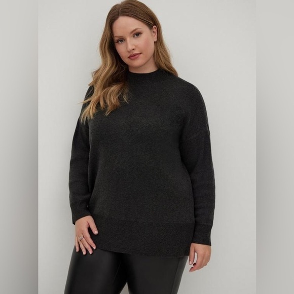 Torrid Everyday Plush Pullover Mock Neck Tunic Sweater Size 2x - Picture 1 of 11